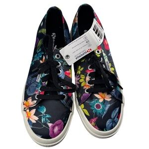 NWOB Superga Floral Print Sneakers- EU size 39 1/2